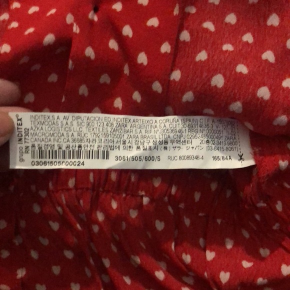 Zara Heart Valentine Blouse - Picture 8 of 8